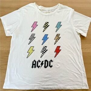 AC/DC Oversized Rocker T Shirt Size M/L